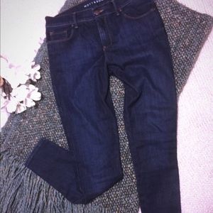 Mott & Bow Mid Rise Dark Wash Skinny Jeans 29 x 30
